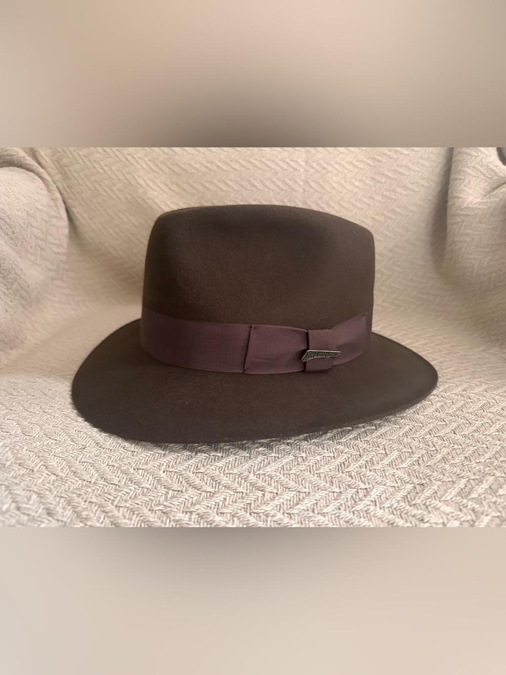 Indiana Jones Men’s 100% Wool Fedora - Picture 2 of 9